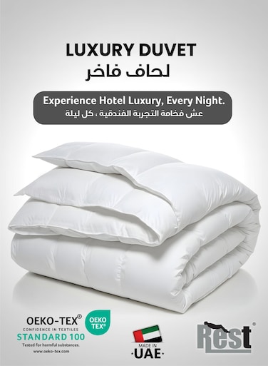 Luxury Hotel Duvet 220X240 cm &acirc;&euro;&ldquo; Ultra Soft Comforter, Premium Quality, Down Alternative Filling, All Season Duvet Cover Insert , Made in UAE