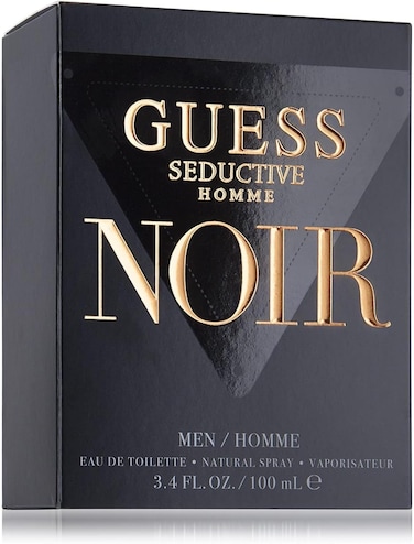 Guess Seductive Homme Noir By Guess For Men - 3.4 Oz Eau De Toilette Spray