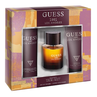 Guess 1981 Los Angeles For Men Set Edt 100ml, Sg 200ml, Body Spray 226ml