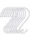 KNP Plastic S-hook Large is a strong and practical solution for hanging, organizing, and securing items in various settings.