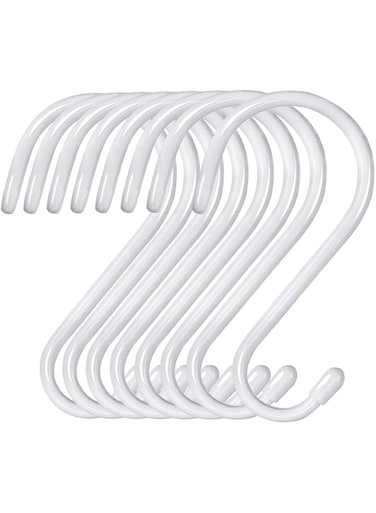KNP Plastic S-hook Large is a strong and practical solution for hanging, organizing, and securing items in various settings.