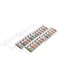 FEMELI Spice Drawer Organizer Insert, 4 Tier*2 Set Expandable From 13" to 26" Spice Rack Organizer for Drawer, Seasoning Organizer for Drawer, Acrylic Clear (Jars not included)