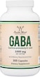 Double Wood Supplements GABA (300 Capsules, 1,000mg per Serving) Promotes Calm, Relaxation, and Sleep (Made in The USA, Vegan Safe, Gluten Free, Non-GMO)