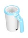 Dpofirs Dog Cleaner Automatic, Rechargeable Dog Foot Cleaner Washer, Multifunction Muddy Cleaner, Powerful Silicone Portable Pet Cleaner for Large Dogs (White