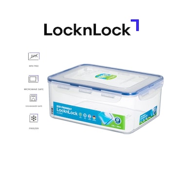 LocknLock 5.5L Rectangular  Airtight Food Storage - BPA-Free, Microwave, Freezer, and Dishwasher Safe
