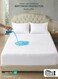 Waterproof Premium Mattress Protector 150x200cm , 59x79 inch White Terry Cotton Upto 35cm Deep Pocket Hypoallergenic Breathable Mattress Protector Machine Washable