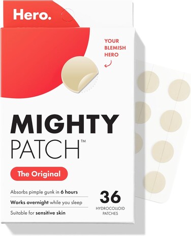 Mighty Patch Original - Hydrocolloid Acne Pimple Patch Spot Treatment (36ct) for.