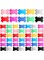 Roowest 100 Pcs Blank Dog Pet Tags for Engraving 38MM Aluminum Bone Shape Name Tag Colorful Double Sided Dog Cat Phone Number Tag Pendants