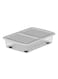 45L Clear Underbed Storage Box With Wheels &amp; Lockable Lid 70x50x18 cm Transparent