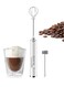 Handheld Electric Whisk Frother,USB Rechargeable Foam Maker With 3 Stainless Whisks And 3 Adjustable Speeds Mixer For Coffee Matcha Latte Cappuccino Hot Chocolate