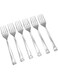 Raj Rk Tea Fork in a pack of 6 pieces, 14.5 cm, RK0051, Tea Fork , Sip Fork , Beverage Fork , Bite Fork