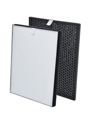 FY1413/40 Active Carbon &amp; FY1410/40 HEPA Replacement Filter Set Compatible with Philips Air Purifier Series 1000 1000i, Replace AC1214 AC1215 AC1217 AC2729(HEPA Filter + Activated Carbon Filter)