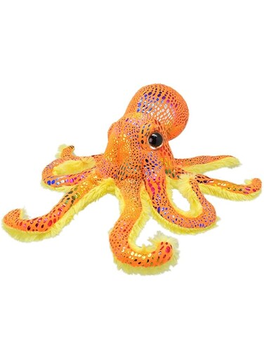 Wild Planet 25 cm Classic Octopus Plush Toy (Multi-Colour)