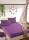 Faded Purple Extra Deep Pocket Sheets Cotton 3 Piece Bed Sheet Set 180x200+35cm
