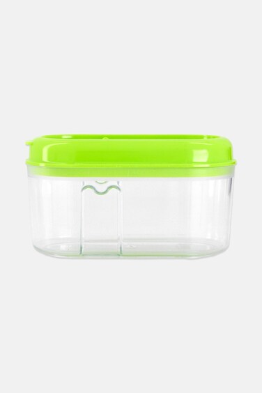 Forte Totem Multipurpose Plastic Storage Container, Lime Green