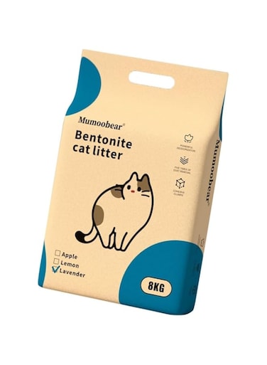 Mumoo Bear Fresh Scented Bentonite Cat Litter (Lavender, 10 L)