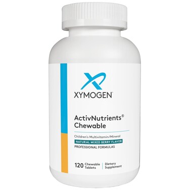 XYMOGEN ActivNutrients Chewable, Mixed-Berry Flavor, 120 Count
