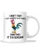 Your Wall Funny Chicken Quote "I Don't Fart. I Just Whisper In My Pants. Sometimes It Screams"   White 11oz By Spoil Your Wall