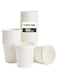Ecoway Paper Disposable Cups 32 Oz - Pack Of 50 Ice Cream Cup Without Lid Eco-Friendly Desert Bowls Hot Or Cold Food Cups, Tea Cup, Coffee Cup Biodegradable Party Supplies, Yogurt Take Outs, White
