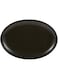 Verona C5213395 12 Inch Deep Oval Plate - Black