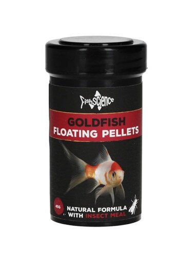 FishScience Goldfish Floating Soft Pellets Fish Food - 45G