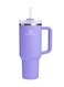 Quencher H2.0 FlowState 40 oz Travel Tumbler &acirc;&euro;&ldquo; Hydrangea   Double Wall Vacuum Insulated Stainless Steel Mug with Reusable Straw &amp; Advanced Leak-Resistant Lid   Keeps Drinks Cold for 40 Hours &amp; Hot for 7 Hours   Eco-Friendly, Car Cup Holder Compatible