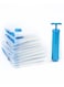 10-Piece Reusable Sealer Vacuum Storage Bag With Suction Pump，3 Different Sizes Vacuum Seal Bag
