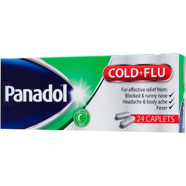 Panadol Cold+Flu Caplets 24's
