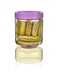 ZENS Pickle Jar with Strainer Flip, 51oz Pickle Container Pickle Juice Separator Purple Hourglass Jar for Olive Keeper, Leakproof Pickle Holder Jars for Pickling Dill Sliced Storage, Gifts for Mom