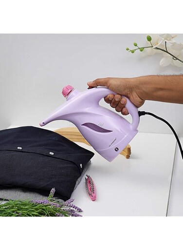 Olsenmark Handheld Garment Steamer, 800W - 200ml Water Tank - 2 Steam Level - No Dropping Water - Automatic Shut Down &amp; Automatic Restart - Portable, Lightweight, Compact