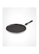 Premier Trendy Flat Rimmed Chapati Tawa Pan, Hard-Anodized, Black, 30 Cm