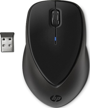 HP USB Comfort Grip Wireless Mouse   H2L63AA
