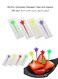 Star-shaped Fruit Forks, Dessert Forks, Date Forks (Transparent)