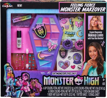 CRA-Z-ART 72208 High Feeling Fierce Monster Makeover Make up Set for Children Aged 8 and Over, Multicolour
