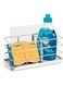 Silk Route Stainless Steel Kitchen Sponge Holder &amp; Sink Organizer with Tray - No Drill Caddy for Soap, Scrubber &amp; Brush Tidy