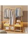 Clothes Rack, Clothing Rack with Storage Bag, Garment Rack, Non-woven Shelves for Shoes, Clothes Rack for Bedroom, Hallway, Entryway (28-04)