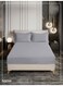 Bedding Fitted Sheet - Fits 180x200 Cm For King Bed - 3 Pcs (1 Fitted Sheet and 2 Pillowcases) - 35 Cm Deep Pocket - Solid Bed Sheet
