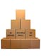 10-Pack Medium Double Wall 100% Recyclable Corrugated Cardboard Moving Boxes with 25 KG Capacity, 45 x 45 x 45 cm Brown Carton for Packaging, Shipping and Storage, 5 ply