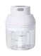 Charging Wireless Multi Function Mini Electric Grinder White/Clear 14.50 x 10 10cm
