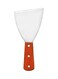 Steel Baking Scraper Silver/Brown 4x8.3inch