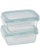 Taliona TL2213370 Boro Pro Food Container Set, Blue W 13.6 x H 11.2 D 10.8 cm, Rectangular