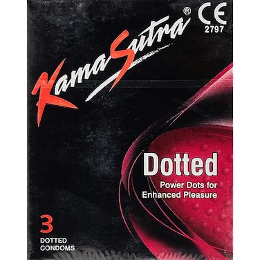 Kamasutra Condom Dotted 3'S
