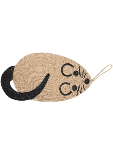 Sorandy Cat Scratch Pad, Cat Scratching Mat for Indoor Cats, Sisal Cat Scratcher with Hanging Rope, Horizontal or Vertical, Cat Floor Scratcher Supplies for Cat Grinding Claws