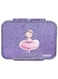 Essen Tritan Bento Lunch Box for Kids Girls - Purple Glitter Ballerina