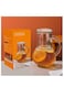 1200ML Glass Pitcher,Glass Water Jug With 250ML Lid Cup,Drinking Kettl e Borosilicate Glass Water Jug,Heat Resistant Jugs For Fridge,Iced Tea Pitcher Jug,Water Carafe For Juice And Milk Easy Clean Tea Jug
