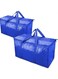 Moving Bags,2 Pack Extra Large Space Saver Bags,Heavy-Duty Foldable Storage Tote With Zippers And Handles,College Dorm Room Essentials,Clothes Storage Bins Packing Bags For Travelling Camping