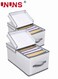 Foldable Storage Bin,2 Pack Collapsible Covered Boxes For Clothes In Closet,Easy To Carry,Wardrobe Organizer