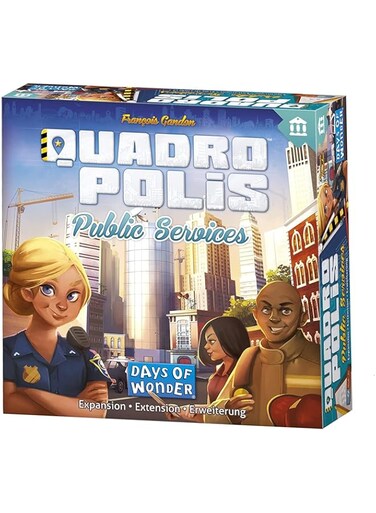 Days Of Wonder Quadropolis Public Services Exp Board Game