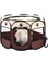Fabric Pet Play Pen Folding Pet Dog Cat Rabbit Pig Playpen Pet Kennel Cage, Large, Brown