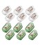 Duvet Cover Clips Set of 12 Bedsheet Holding Clips for Bedding Quilt Fixer Quilt Fixing Clip No Pins Safety Plastic Quilt Anti-Movement Clip Firm and Not Easy to Fall Off Clear Green